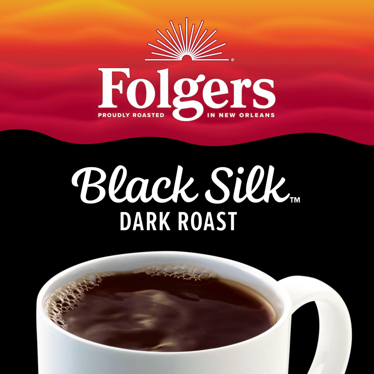 Black Silk Instant Coffee Packets 7 Count Pack of 12 T821