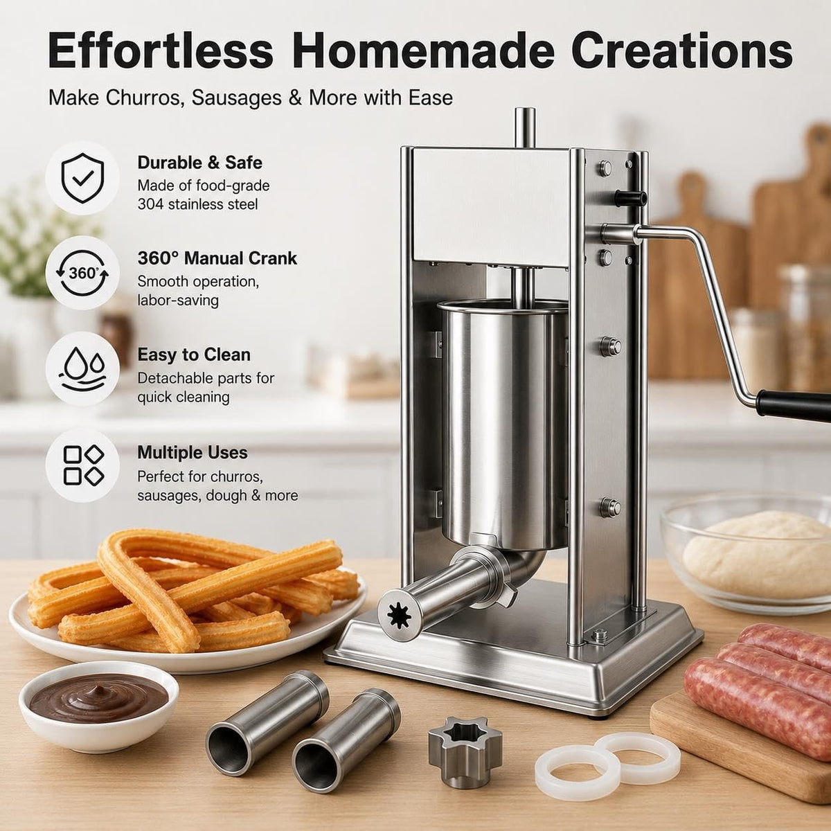 3L Sausage Stuffer and Churro Machine P44881