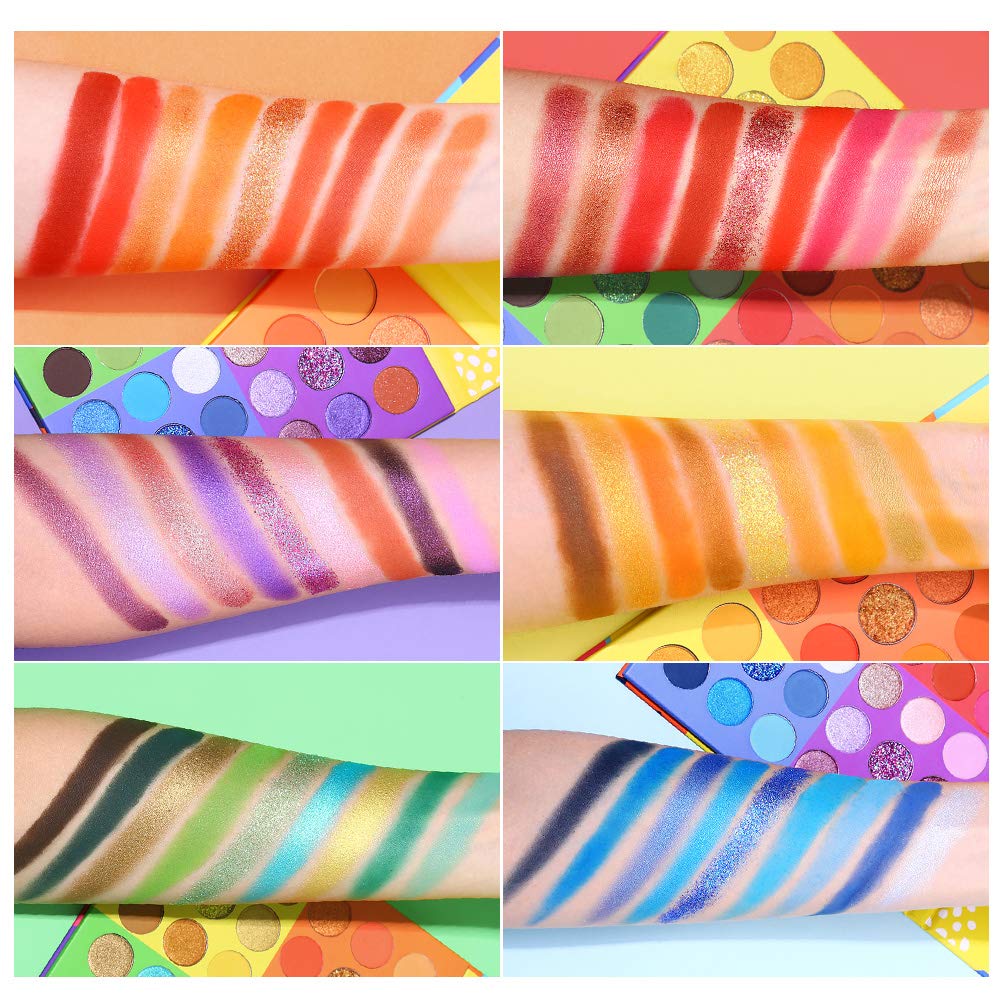 54 Colors Matte Shimmer Glitter Eyeshadow Palette L997