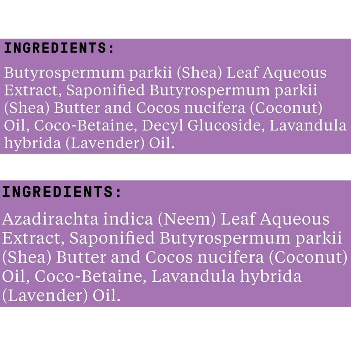 Lavender Shea Shampoo & Conditioner Set F364379