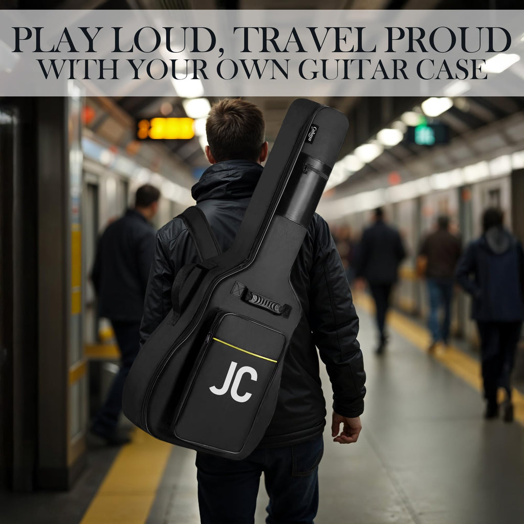 Soft Water Resistant Padded Guitar Gig Bag with Shoulder Straps and Pockets O1989