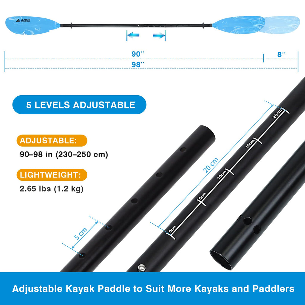 Adjustable Kayak Paddle 90-98in L81807