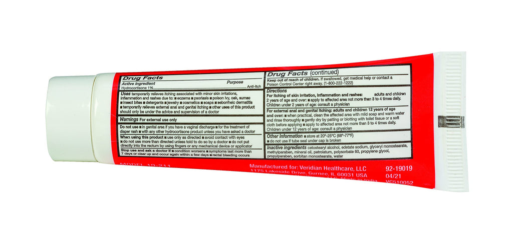 Hydrocortisone Cream 1 oz Pack of 2 N3791