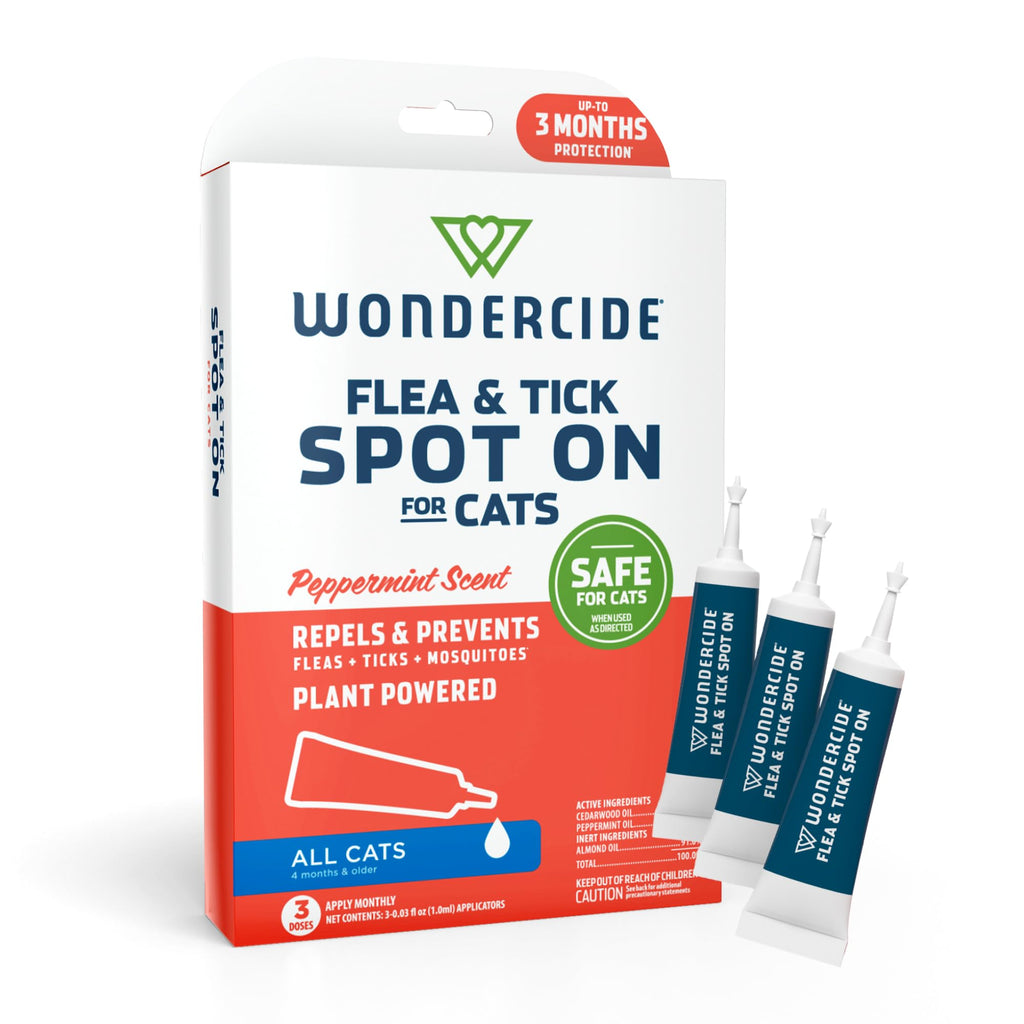 Flea Tick & Mosquito Cat Spot On 3 Tubes of 0.03 oz O6612