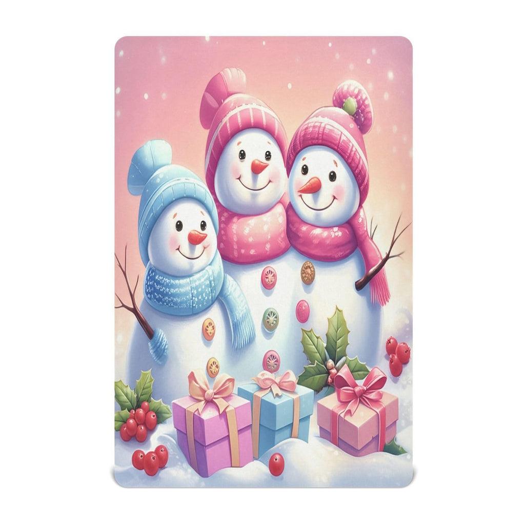 Christmas Snowmen Crib Sheet 52" x 28" B885089