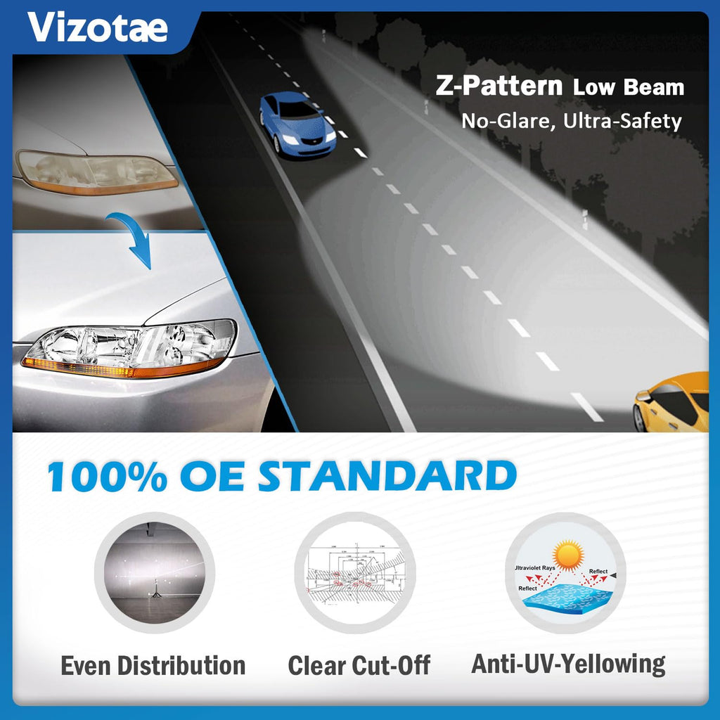 Headlights with High/Low Beam Bulbs R20751