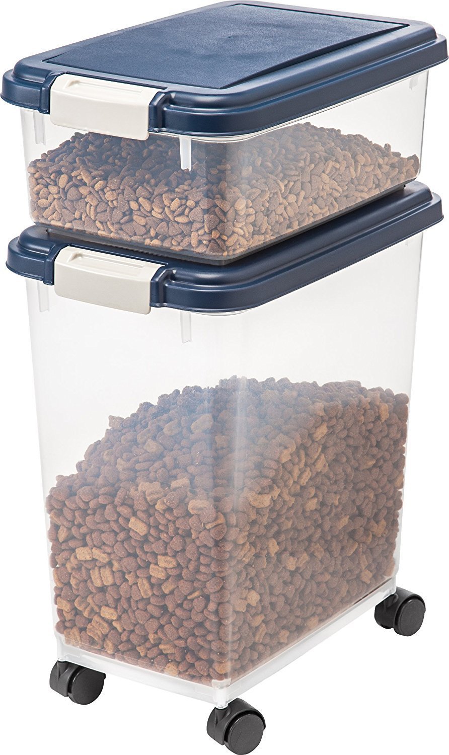 Airtight Pet Food Storage Container Navy Blue M10717