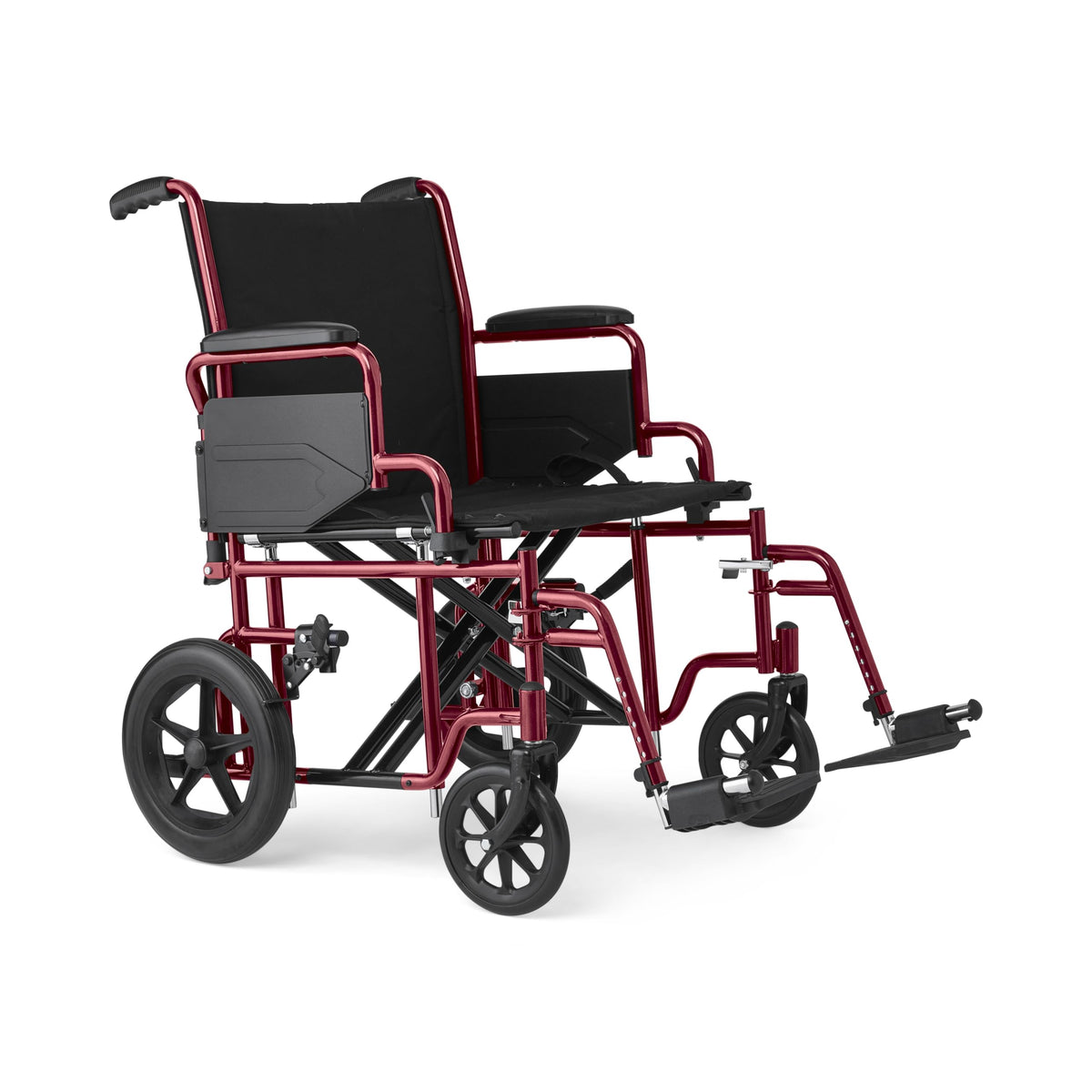 Red 22" Extra-Wide Bariatric Transport Chair Z7527