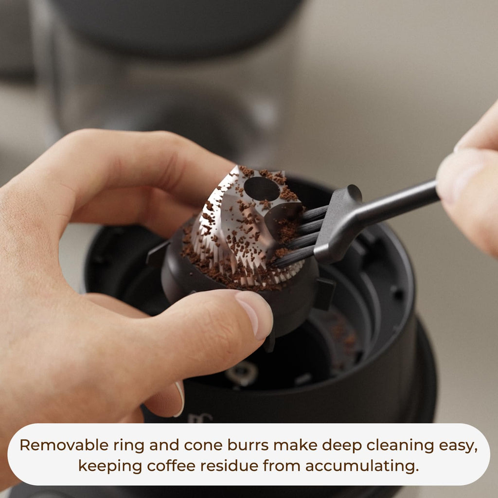 Conical Burr Coffee Grinder, 60 Settings, Black U7177