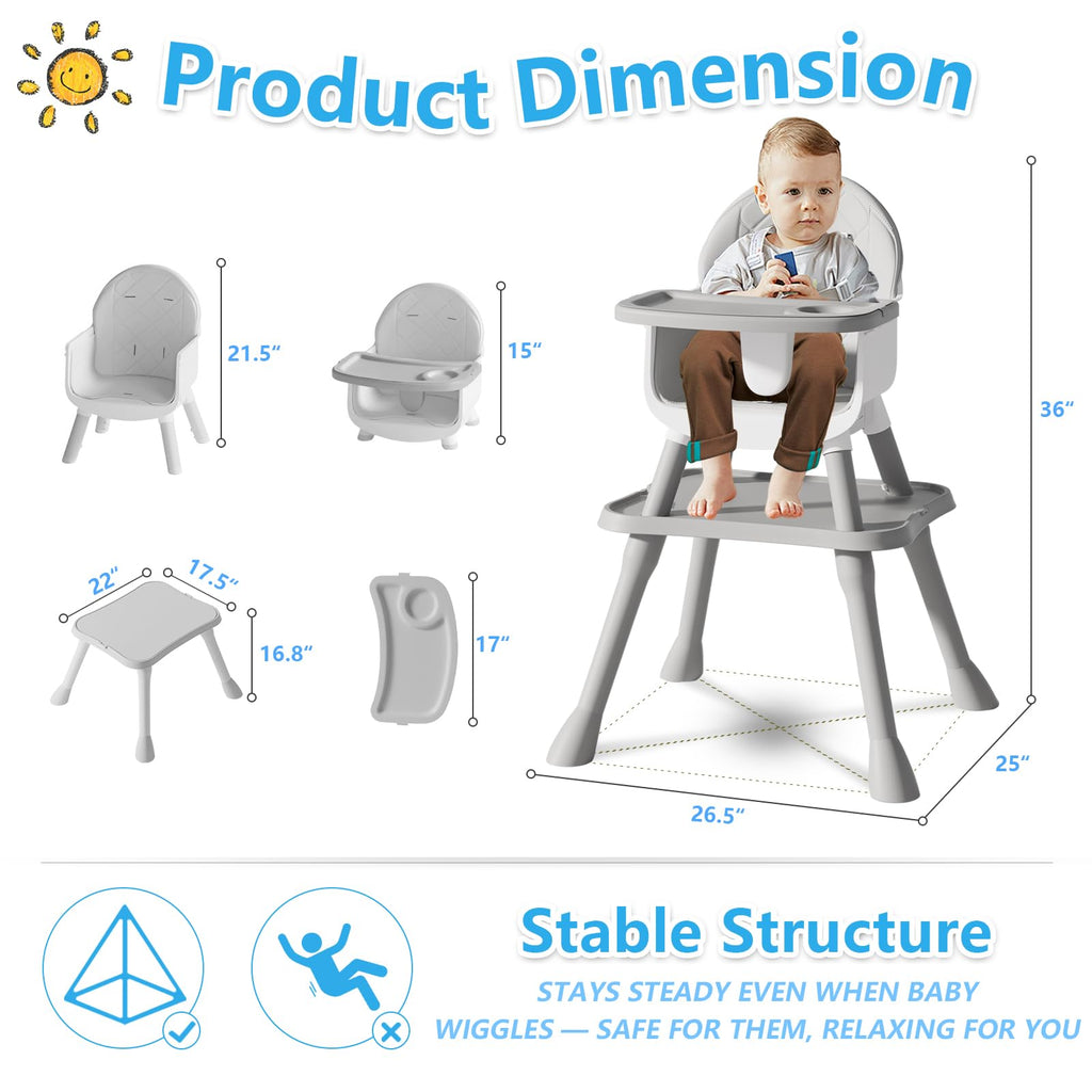 6 in 1 Baby High Chair A6178