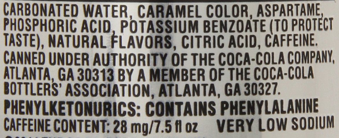 Diet Coke Mini-Cans, 7.5 fl oz (Pack of 24) C74424
