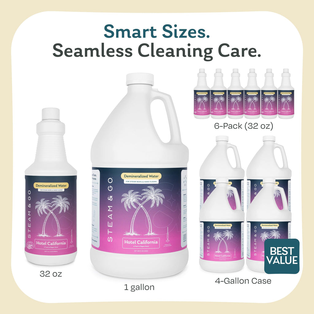 Demineralized Water for Steam Mop, 32 Ounces V95494