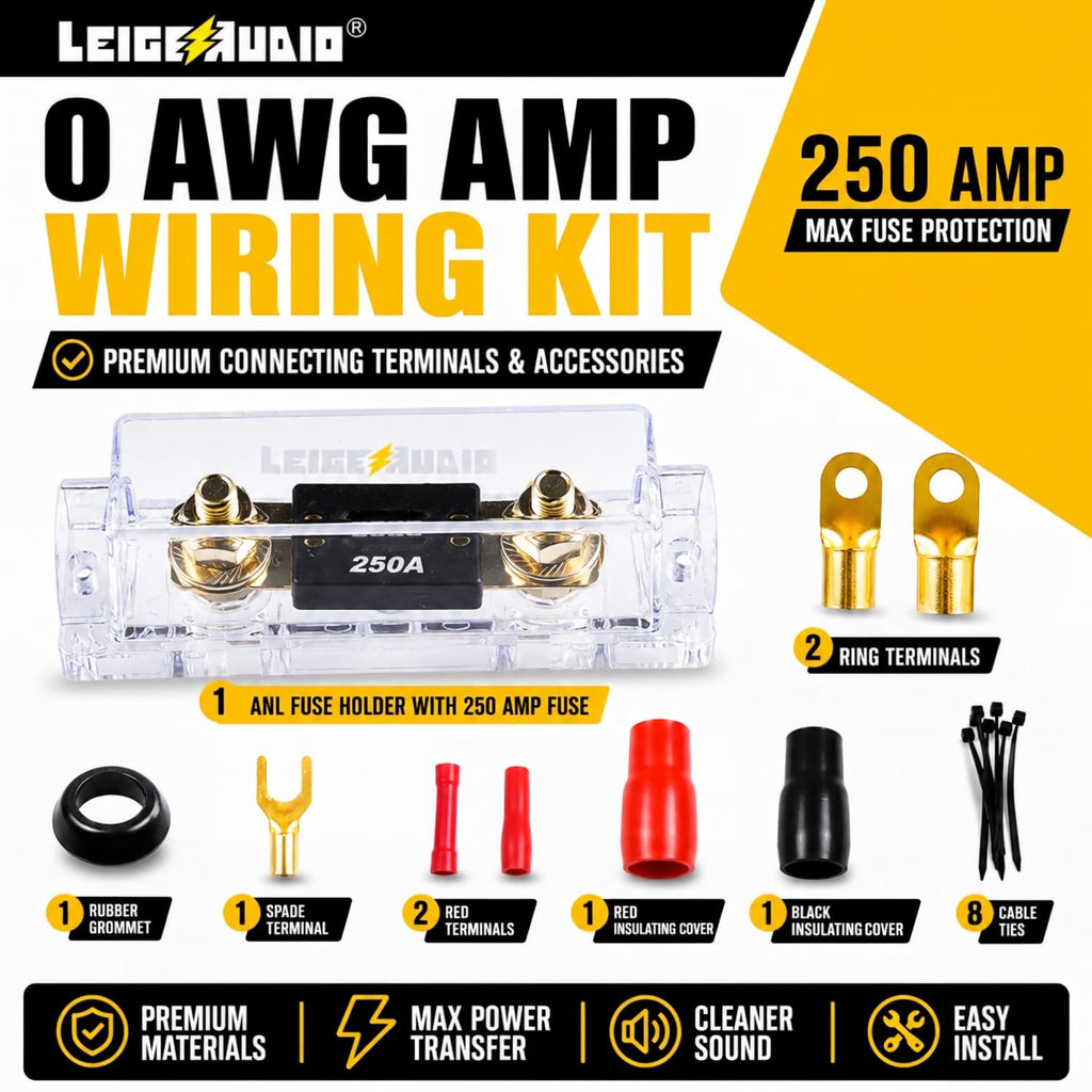 0 Gauge Amp Wiring Kit M894
