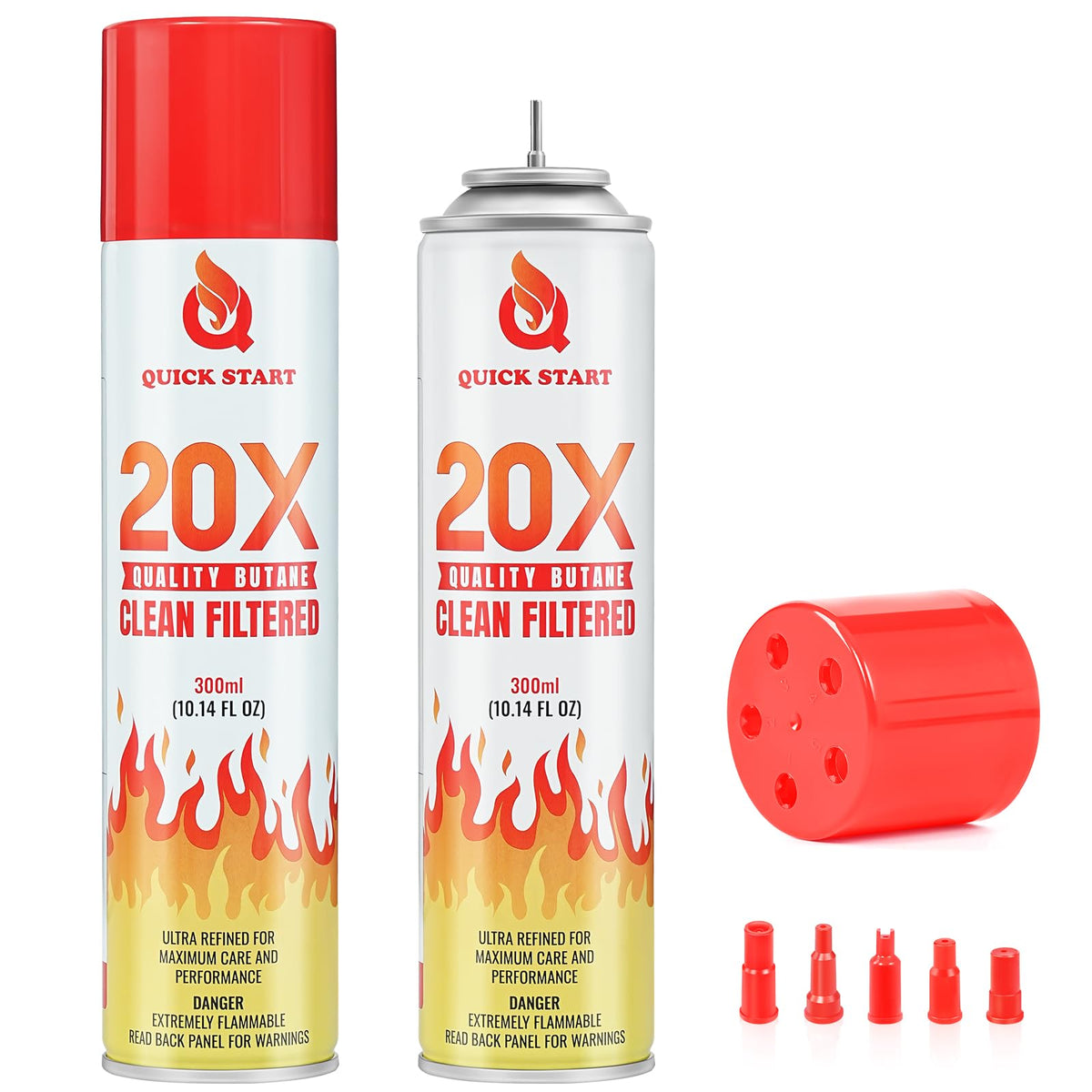 12 Pack Universal Butane Fuel Refill U69092