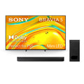 55-Inch 4K Mini LED Smart TV & 3.1.2ch Soundbar with Wireless Subwoofer Bundle A1693