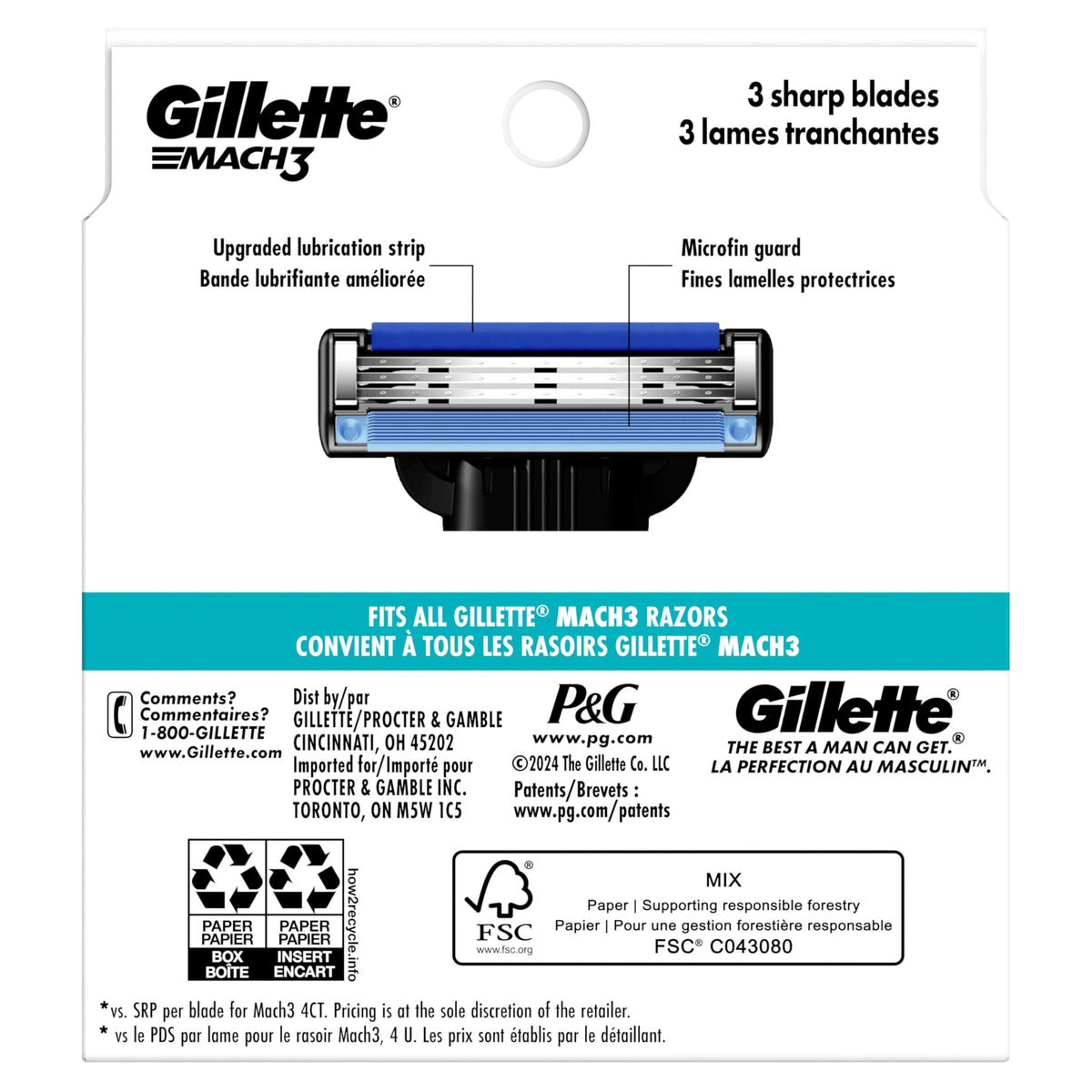 15 Razor Blade Refills O751