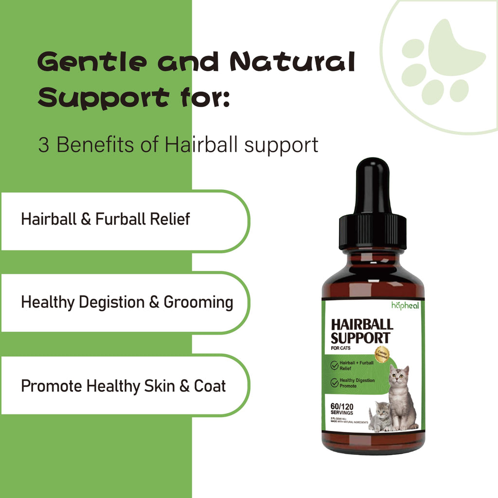 Cat Hairball Support Drops Y9239