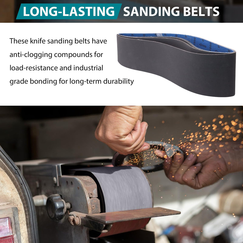 4x36 Inch Sanding Belts 400 600 800 1000 Grits 8 Pack Q220