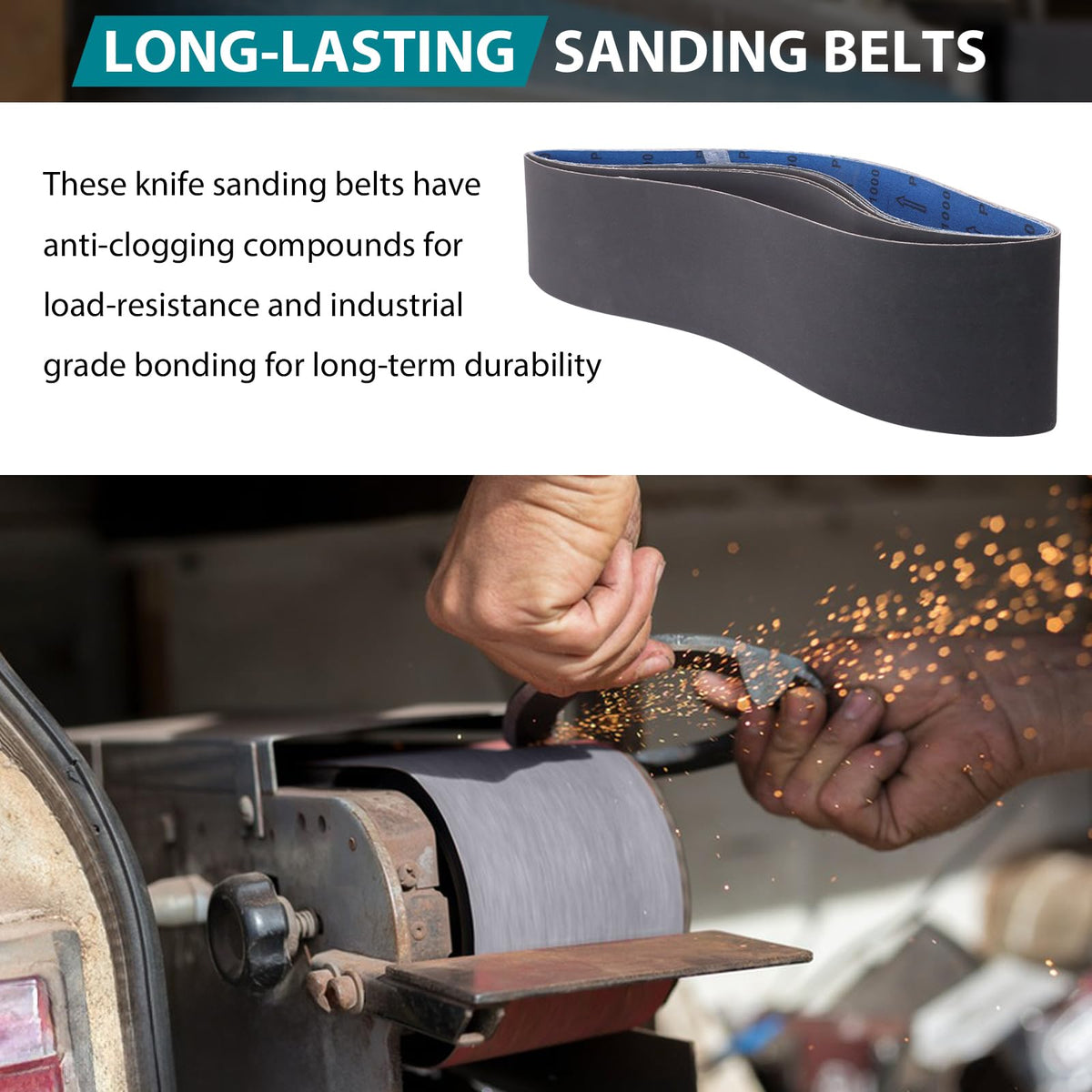 4x36 Inch Sanding Belts 400 600 800 1000 Grits 8 Pack Q220