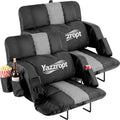 Wide Padded Stadium Seat with Back Support and Cup Holder O9932