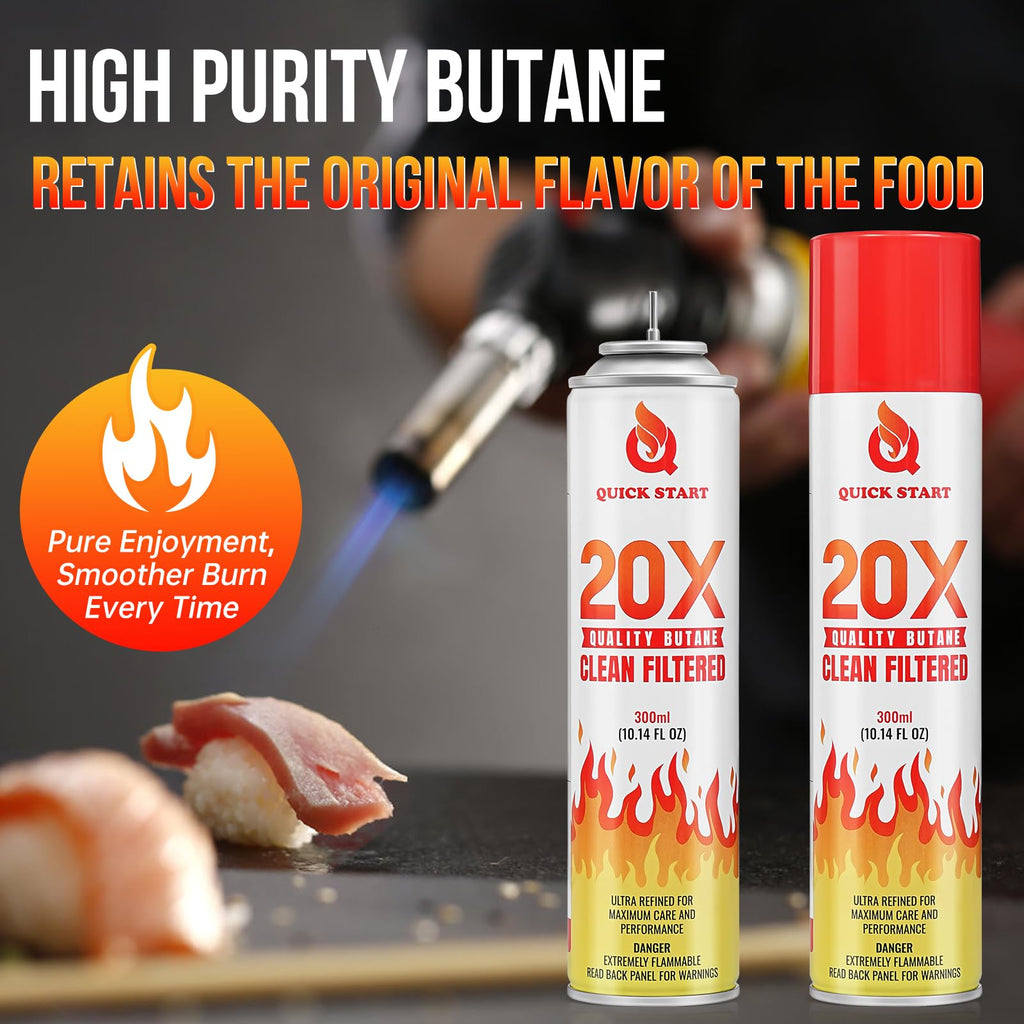 12 Pack Universal Butane Fuel Refill U69092