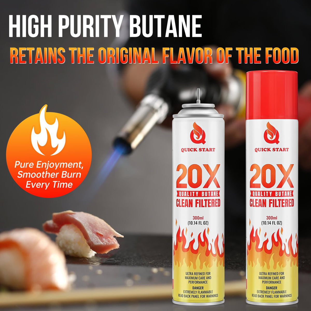 12 Pack Universal Butane Fuel Refill U69092