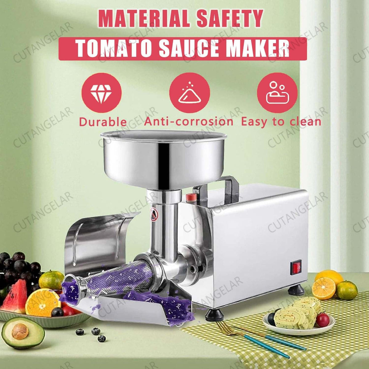 450W Electric Food Press with Steel Filter R97969