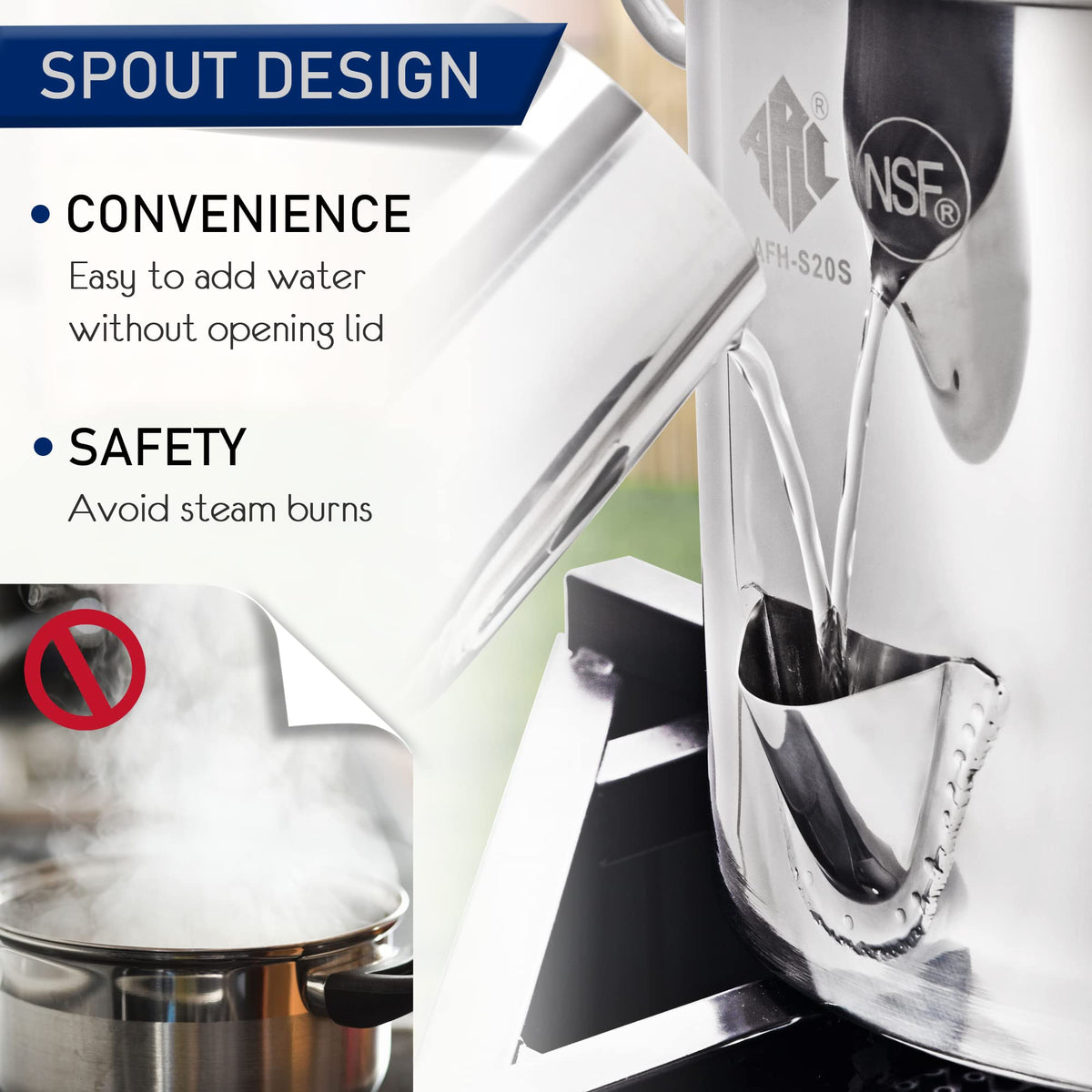 20QT Stainless Steel Tamale Steamer Pot G282669