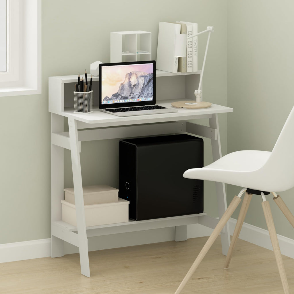 32-Inch Computer Desk with Hutch Shelf K9360