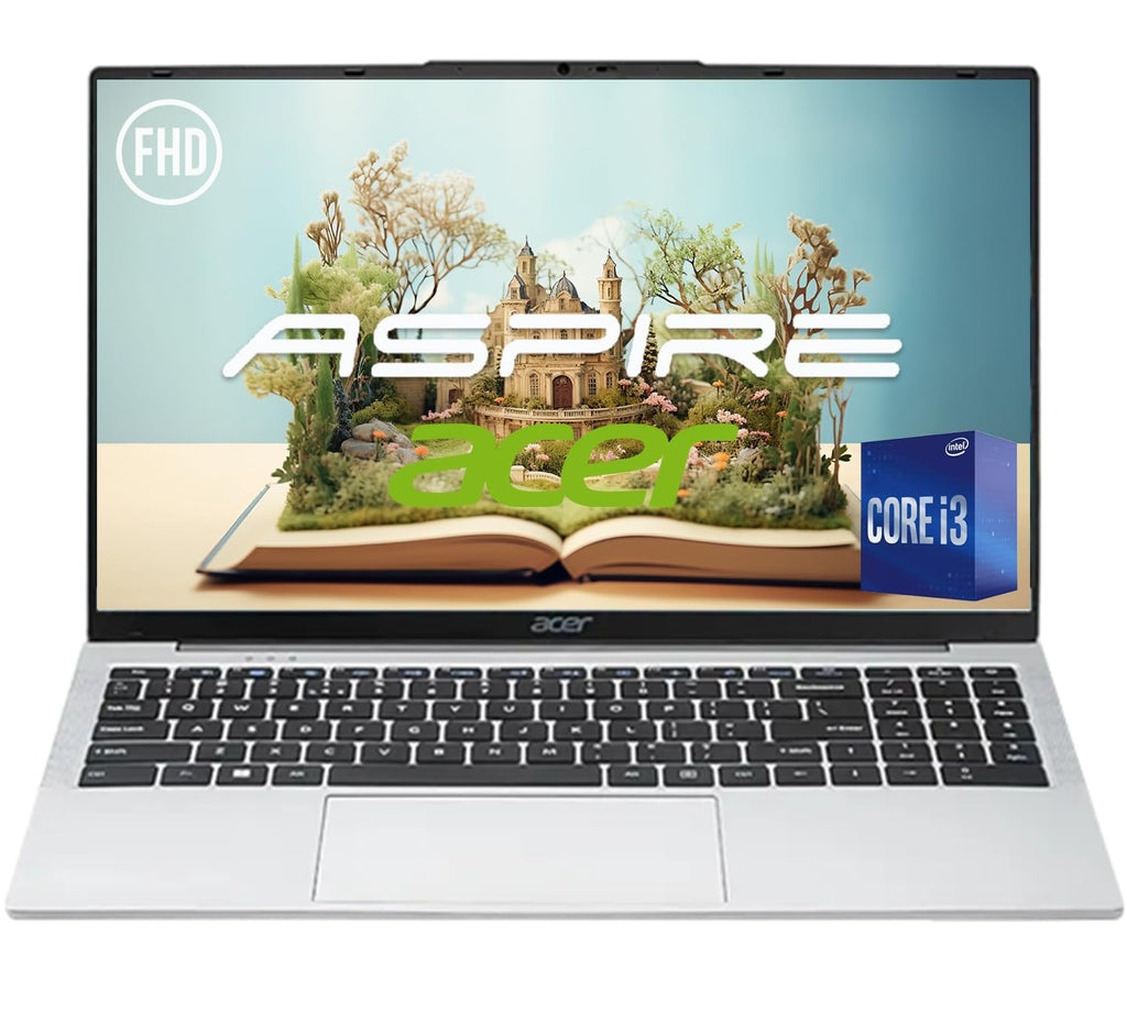 Slim Laptop Intel Core I3 8GB RAM 256GB SSD 15.6" FHD Windows 11 N1867