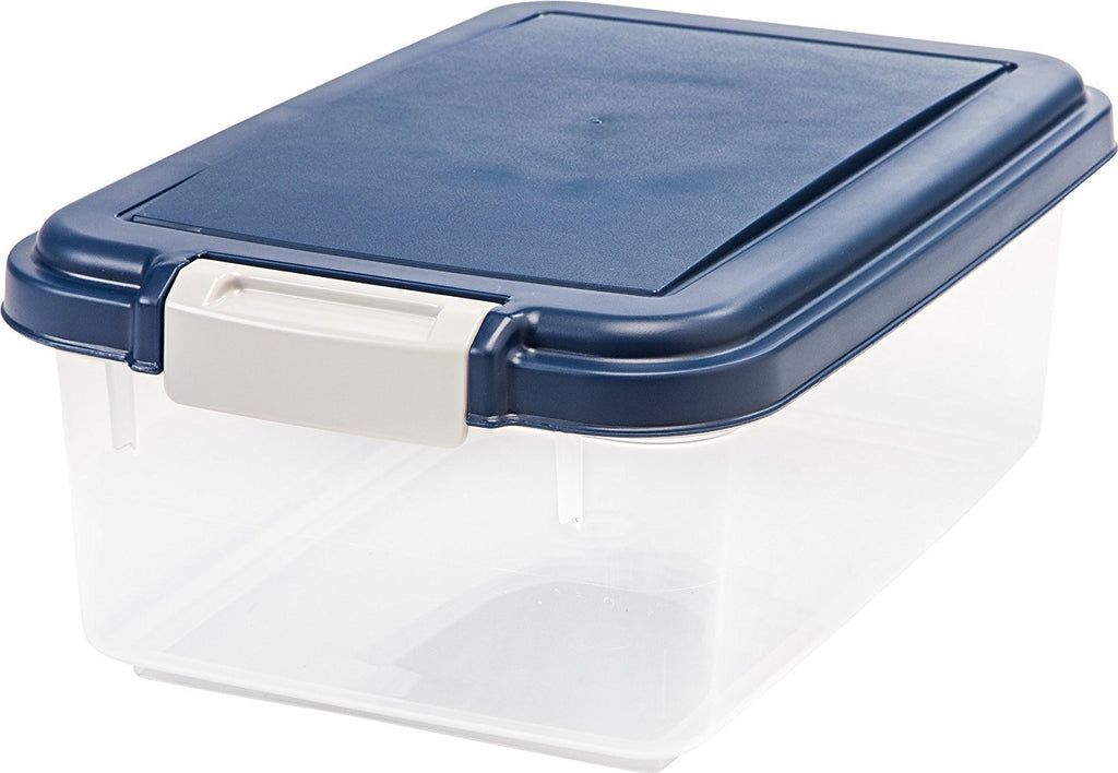 Airtight Pet Food Storage Container Navy Blue M10717
