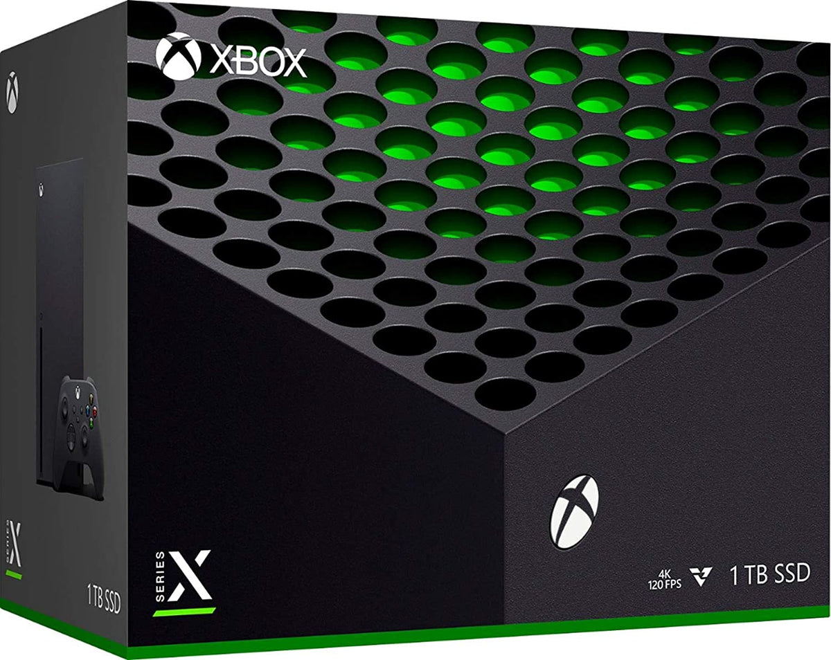 X-Box Series X Gaming Console Bundle 1TB SSD Black Console with Two Wireless Controllers F820740