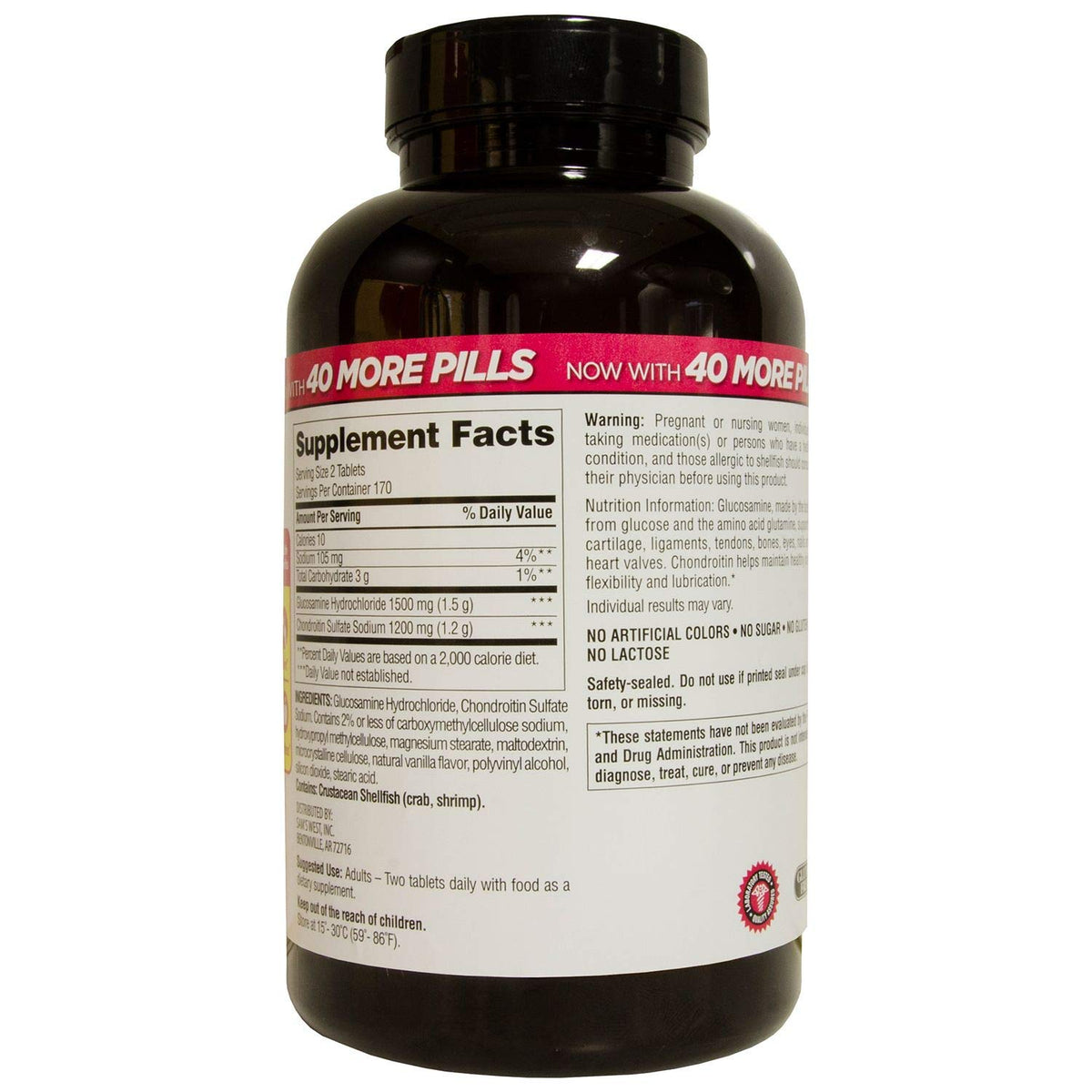 Triple Strength Glucosamine Chondroitin 340 Count B534