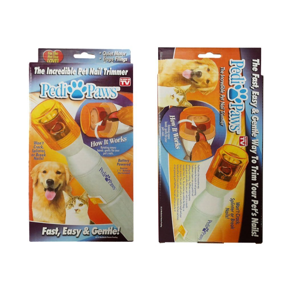 Battery Powered Electric Pet Nail Clippers Trimmer Grooming Kit R71398