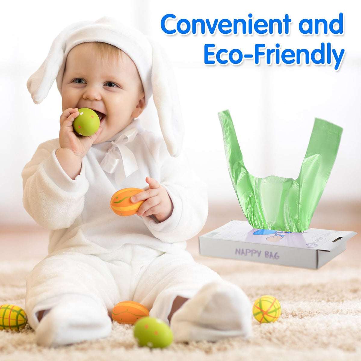 1800 Pcs Disposable Diaper Bags A861