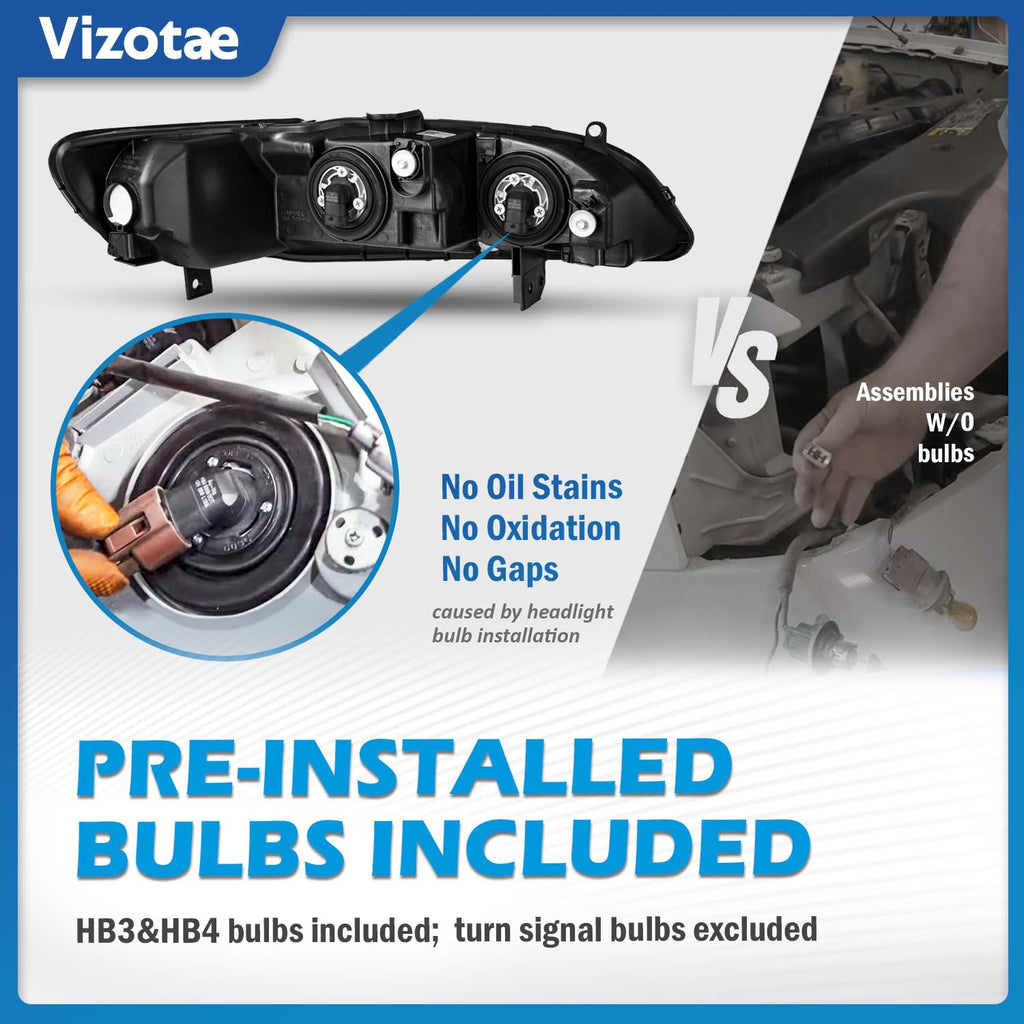 Headlights with High/Low Beam Bulbs R20751