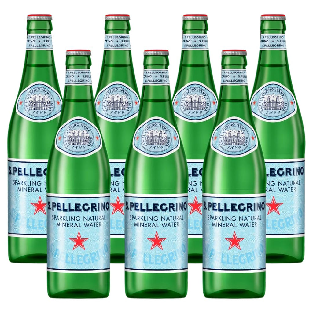 Sparkling Natural Mineral Water 500 mL Glass Bottles 8 Pack Q80772