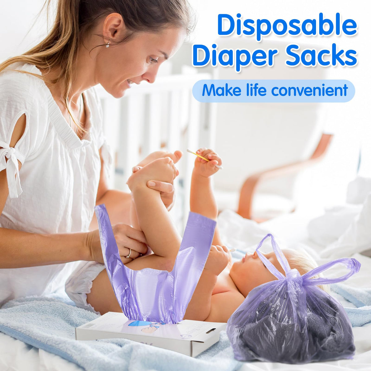 1800 Pcs Disposable Diaper Bags A861