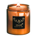 Leather & Whiskey Scented 16 oz Soy Wax Candle J7674