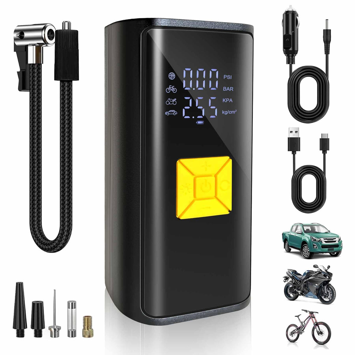 Portable Air Compressor 150 PSI Digital Tire Inflator Z98752