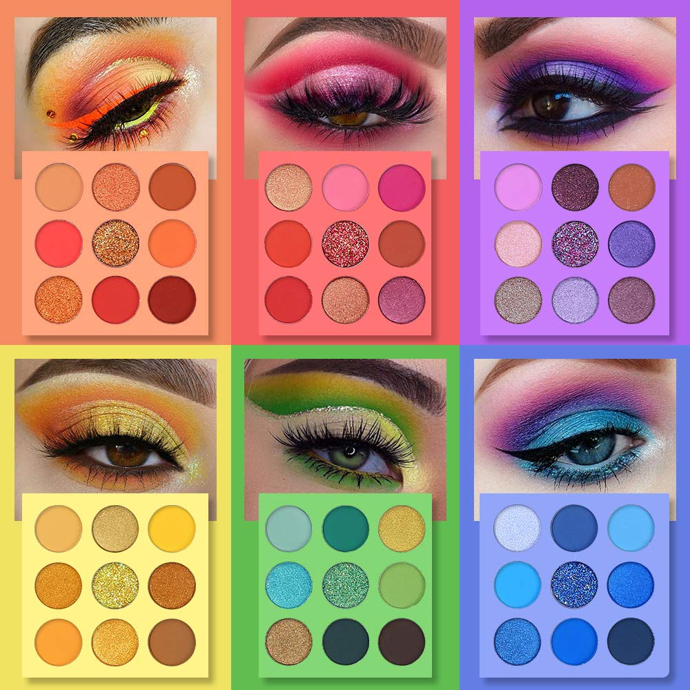 54 Colors Matte Shimmer Glitter Eyeshadow Palette L997