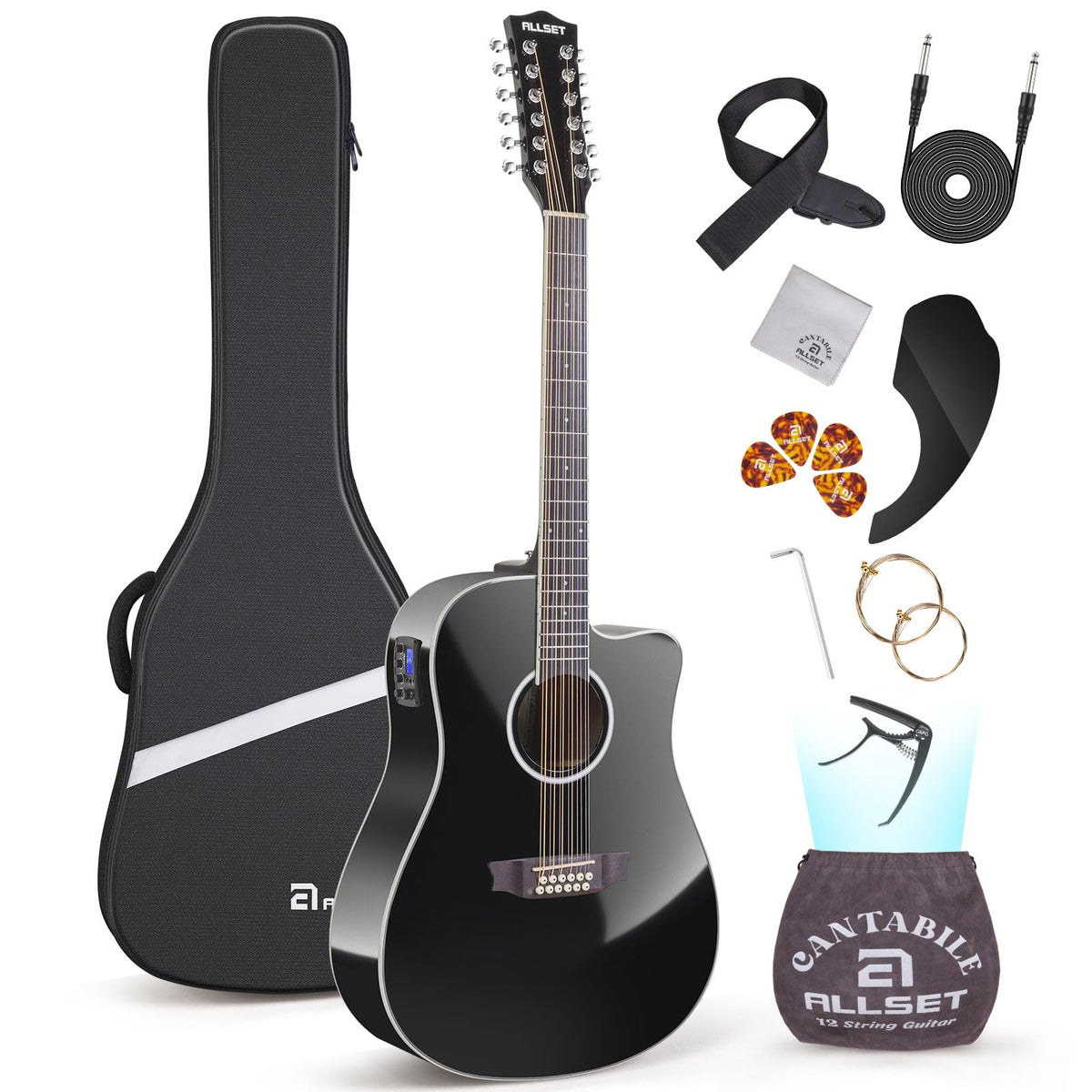 12 String Acoustic Electric Guitar G6273