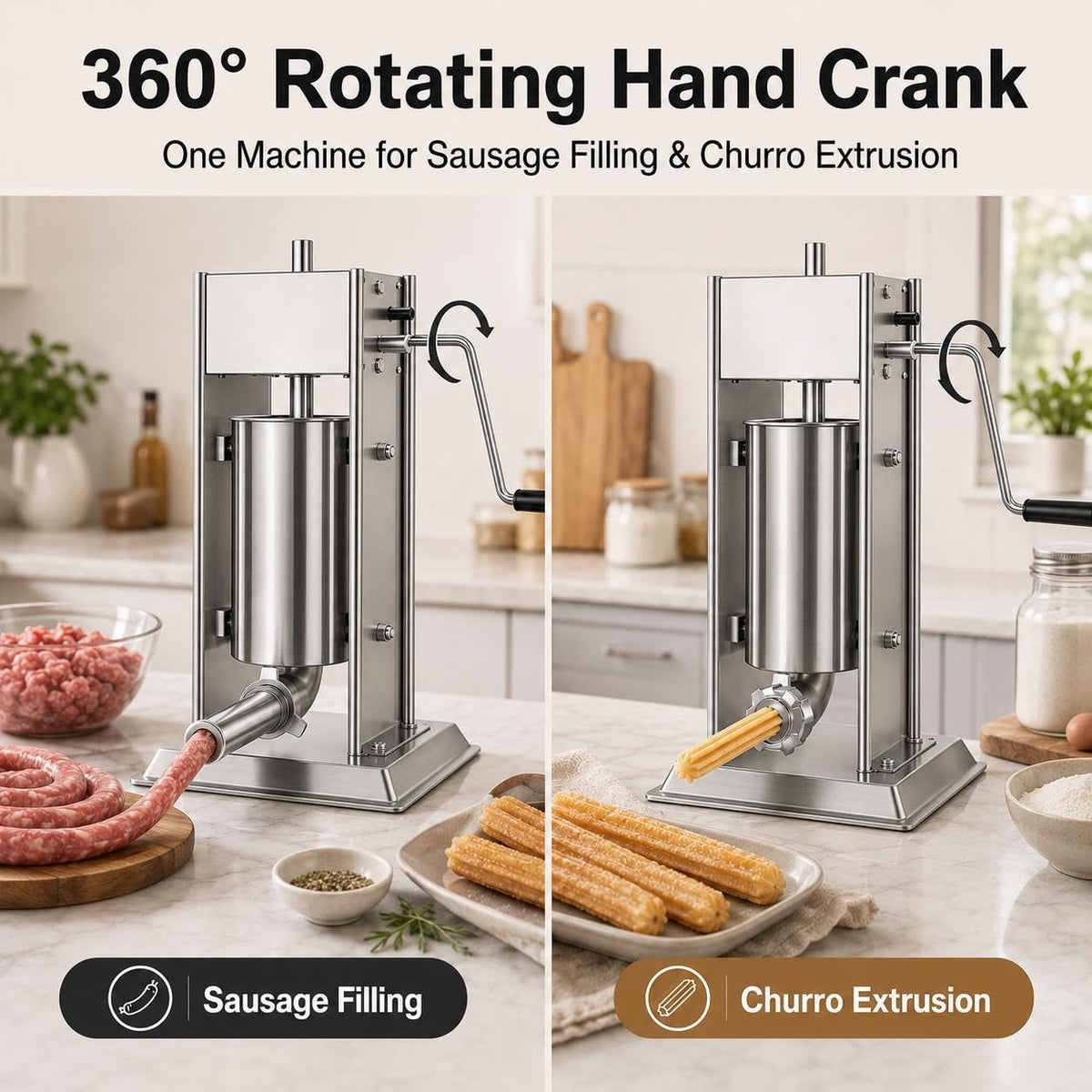 3L Sausage Stuffer and Churro Machine P44881