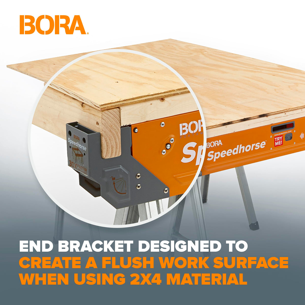 2 Pack Folding Heavy Duty Metal Sawhorse A767