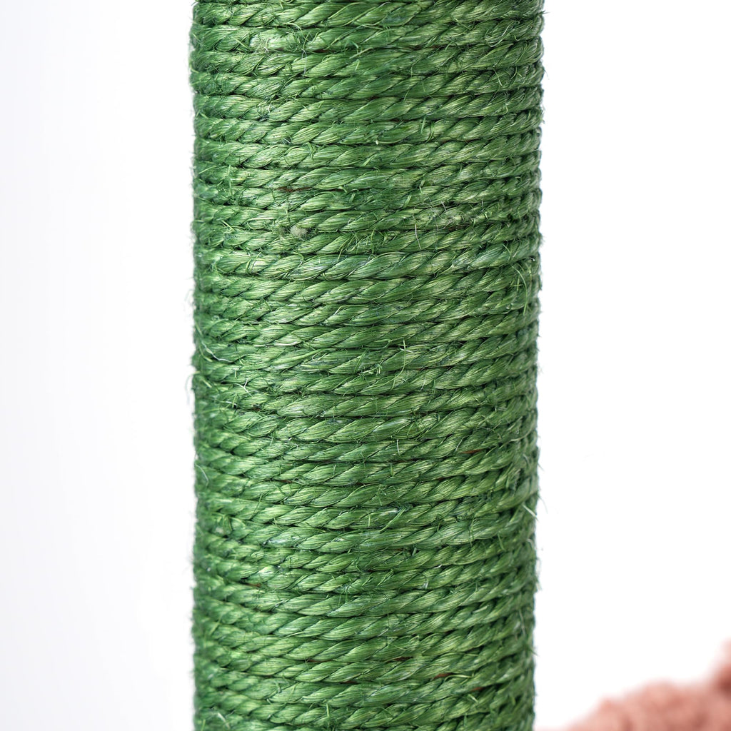 37.4" Green Cactus Cat Tree with Cat Condos and Scratching Post V36075