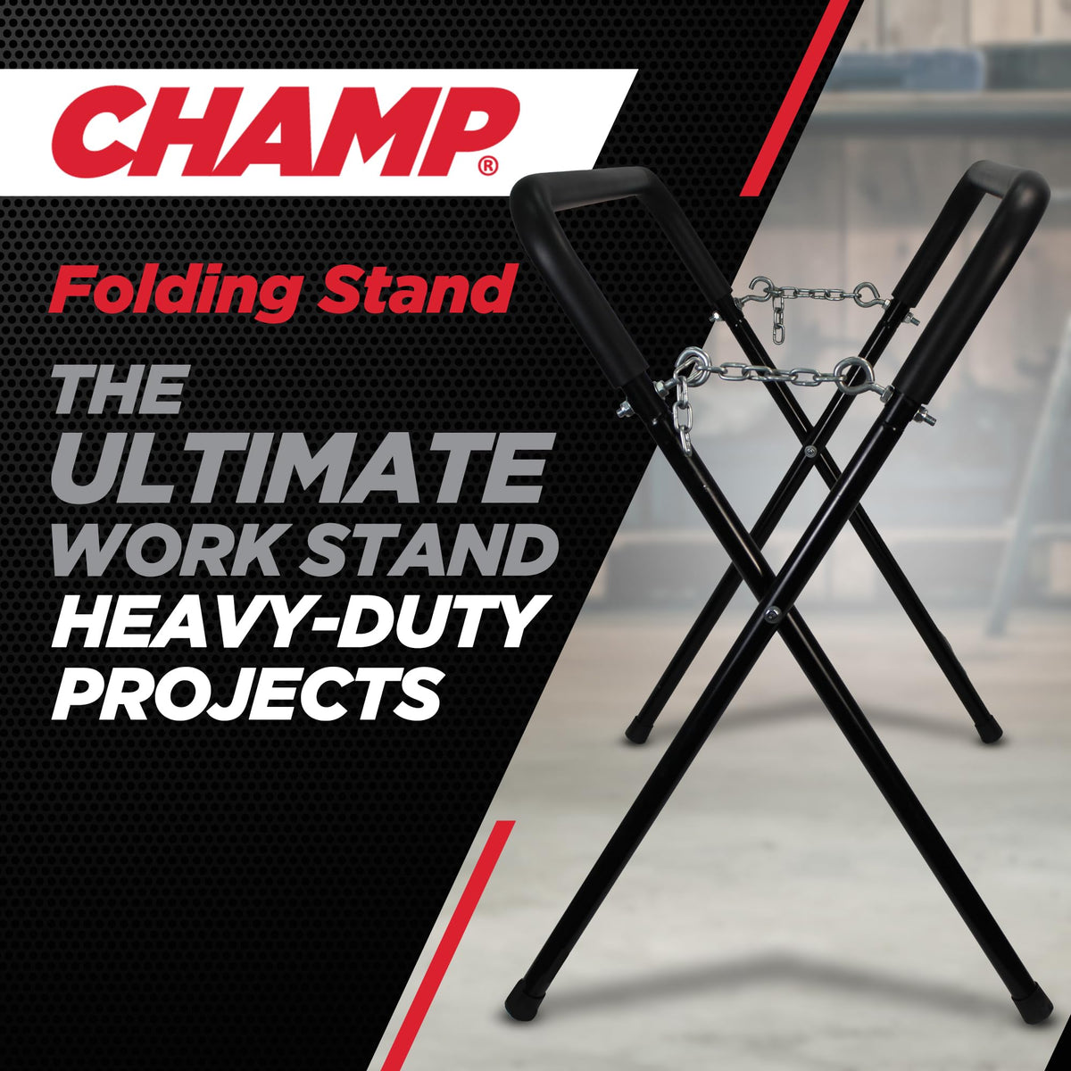 Heavy Duty Folding Stand, 32"-42" Adjustable Height A548770