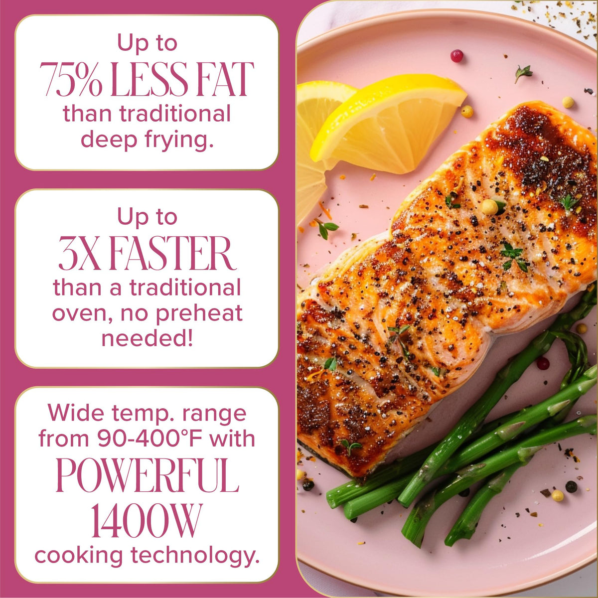 6-Quart Nonstick Air Fryer X567