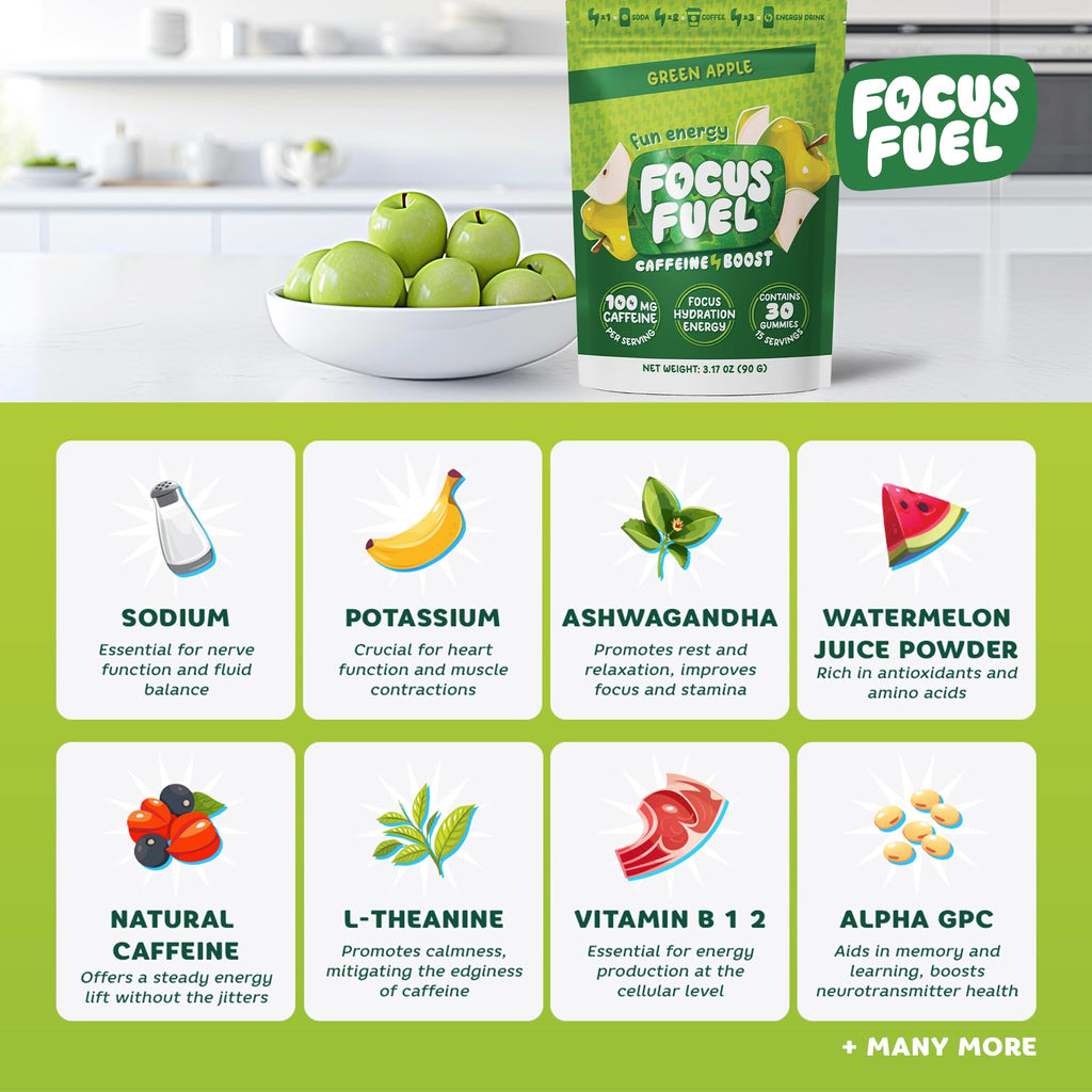 Energy Chews Variety Pack Strawberry Lemonade Green Apple 2-Pack W102
