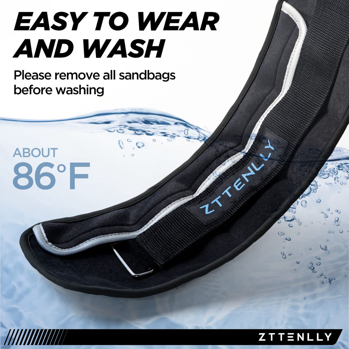 Adjustable Ankle Weights Pair with Carry Bag A642