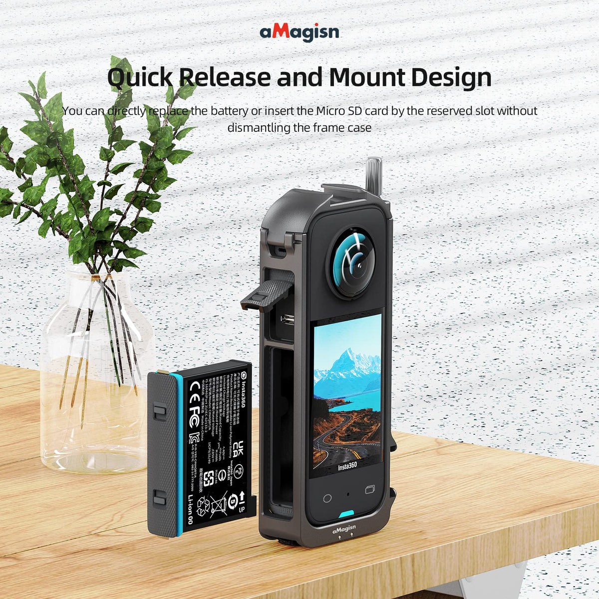 Aluminium Protective Cage with Lens Guards and Screen Protector B80986